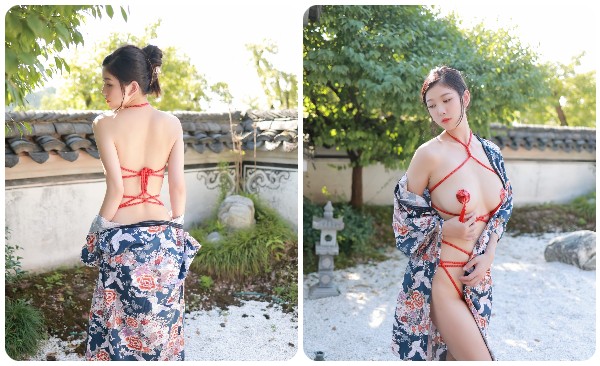Ảnh sex gái xinh Trung Quốc mặc áo truyền thống nhật Bản